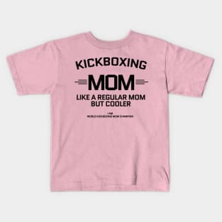 kickboxing mom Kids T-Shirt